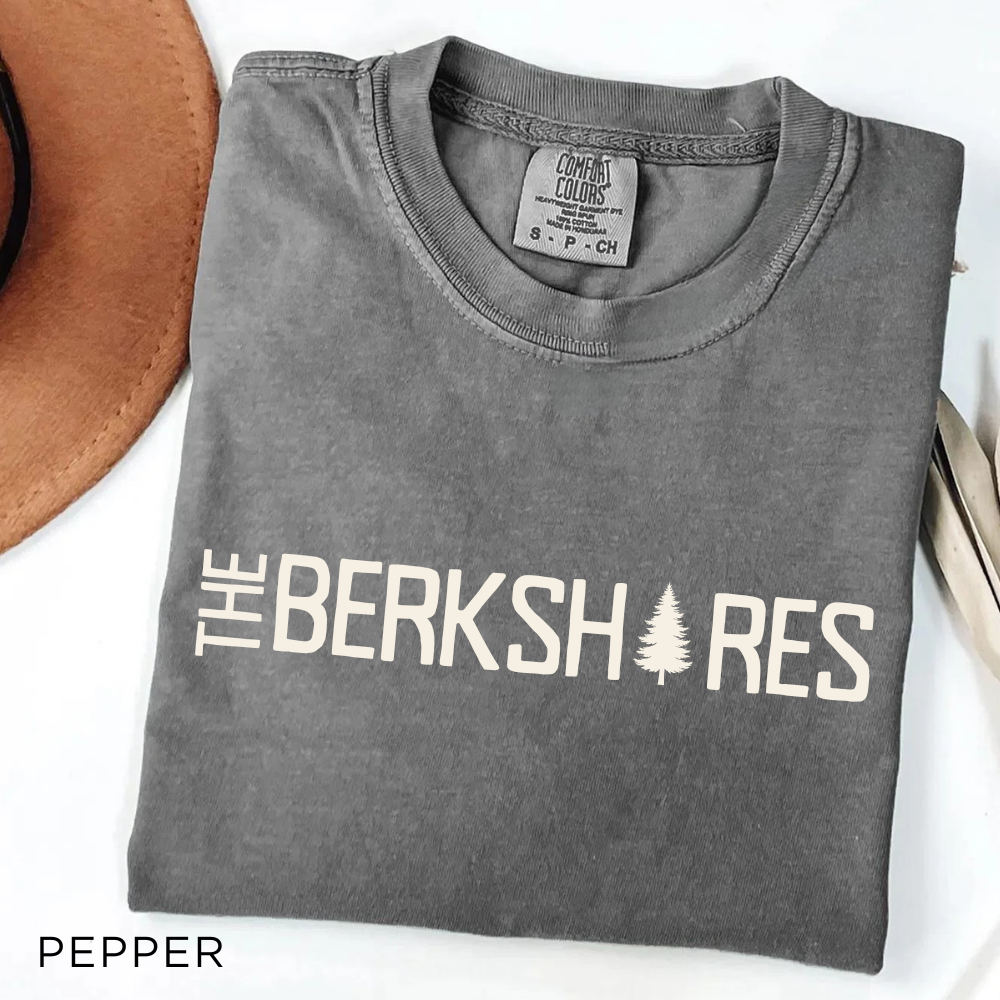 The Berkshires T-Shirt — Classic Mountain Tree Logo Tee