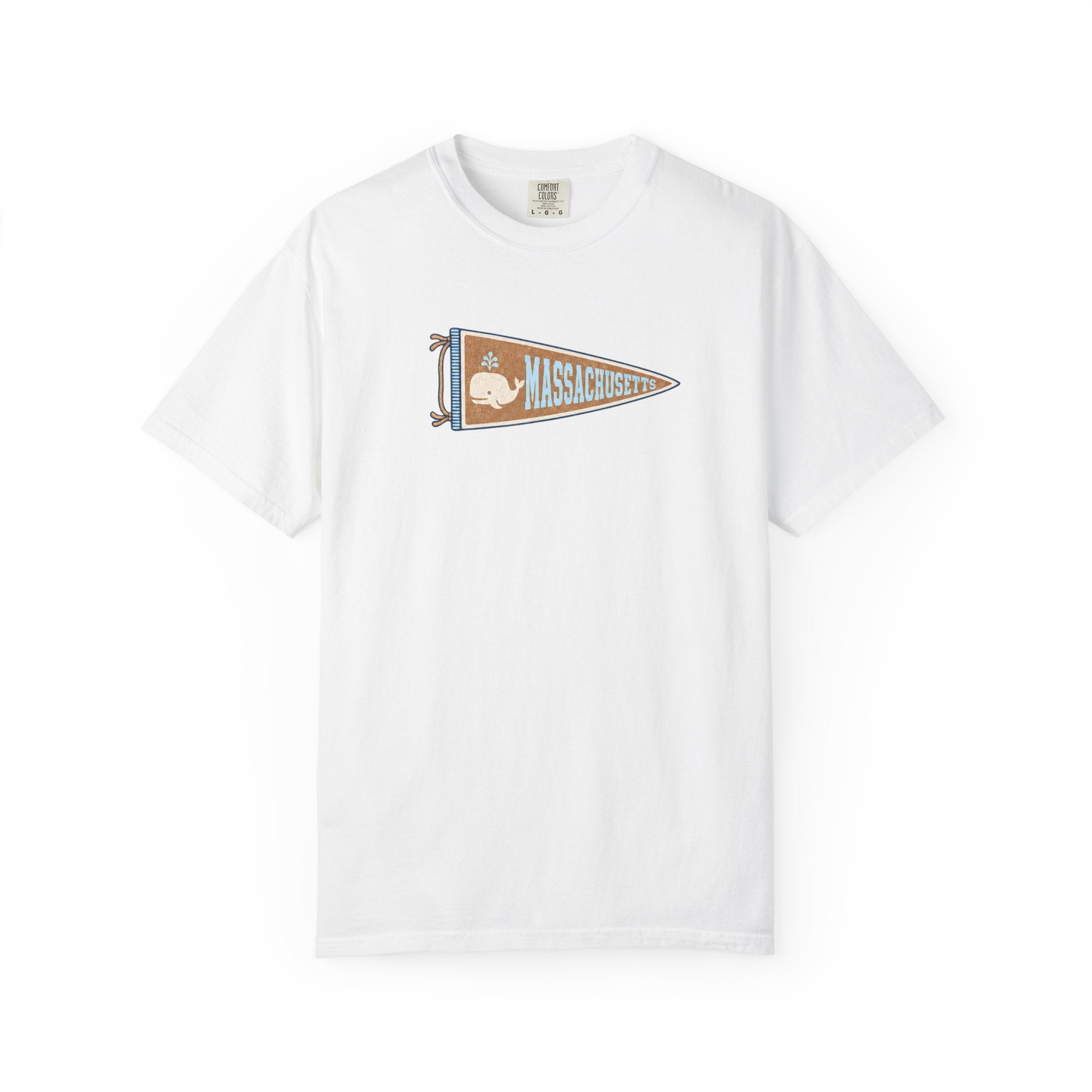 New England Pennant Graphic T-Shirt — Maine Vermont Massachusetts Rhode Island Connecticut