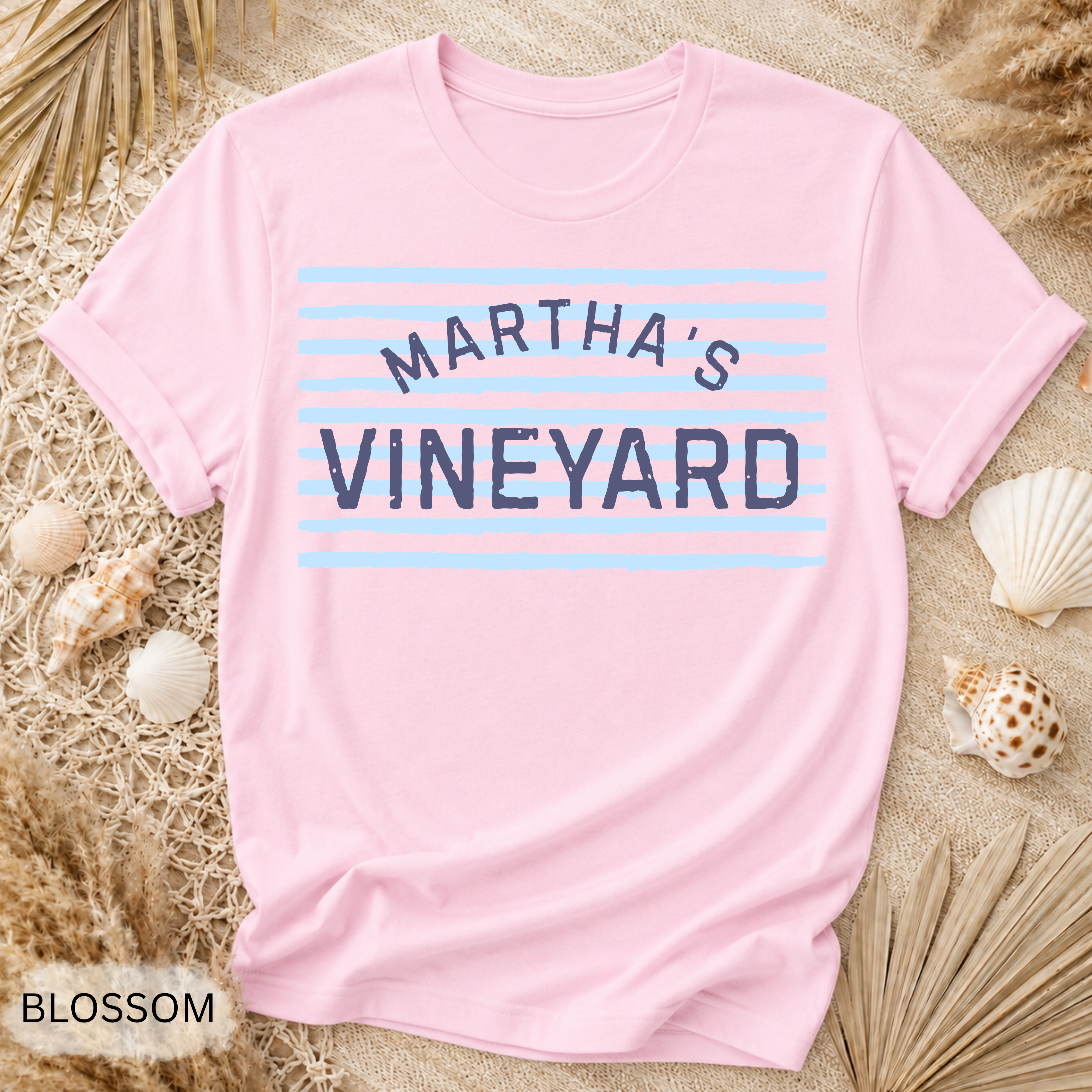 Martha's Vineyard Stripe Garment-Dyed Tee