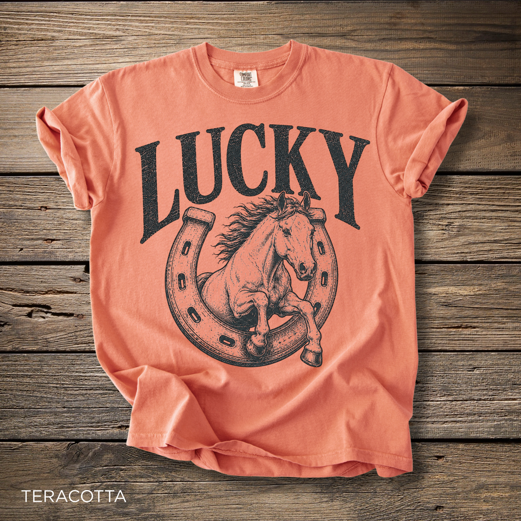 Horseshoe lucky tshirt