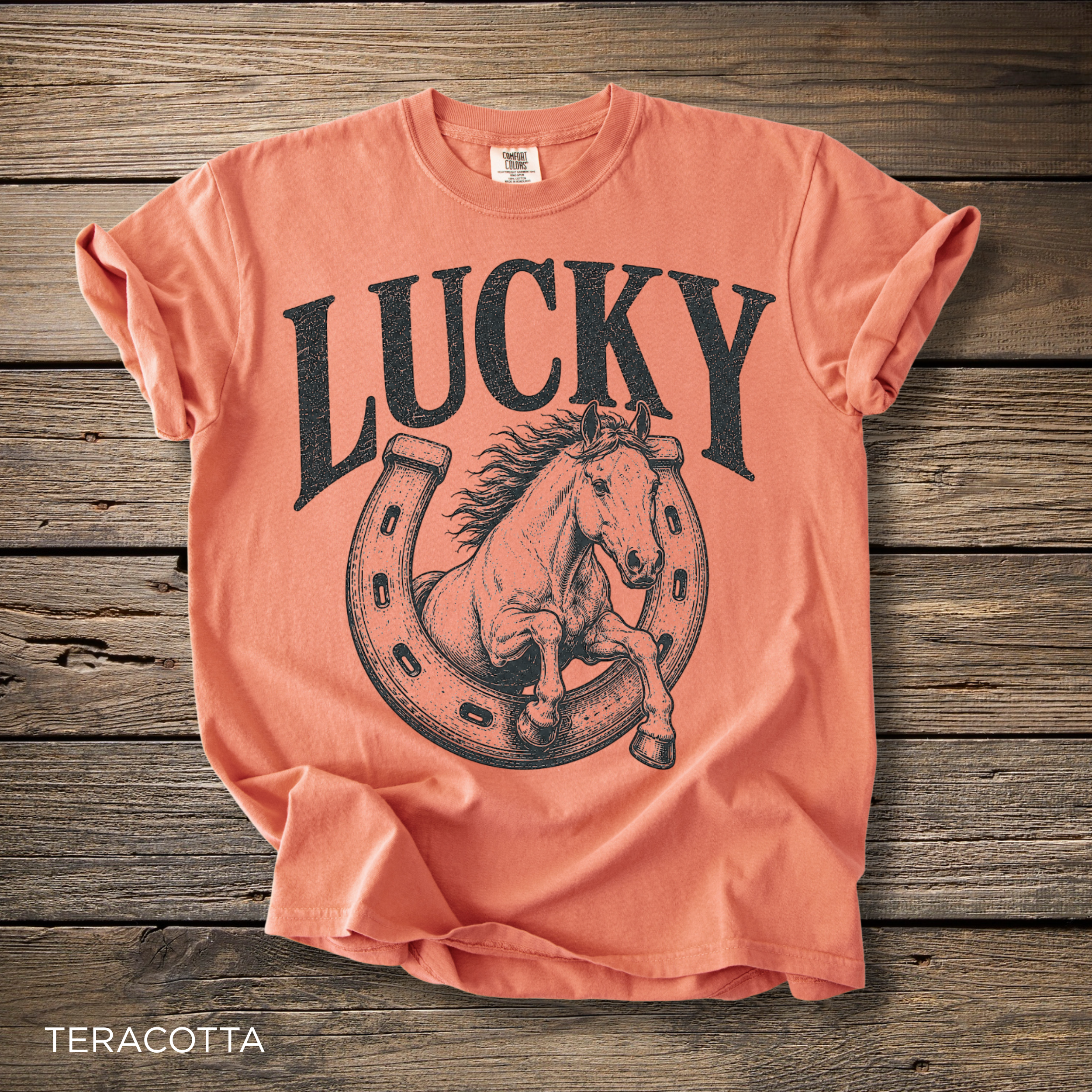 Horseshoe lucky tshirt