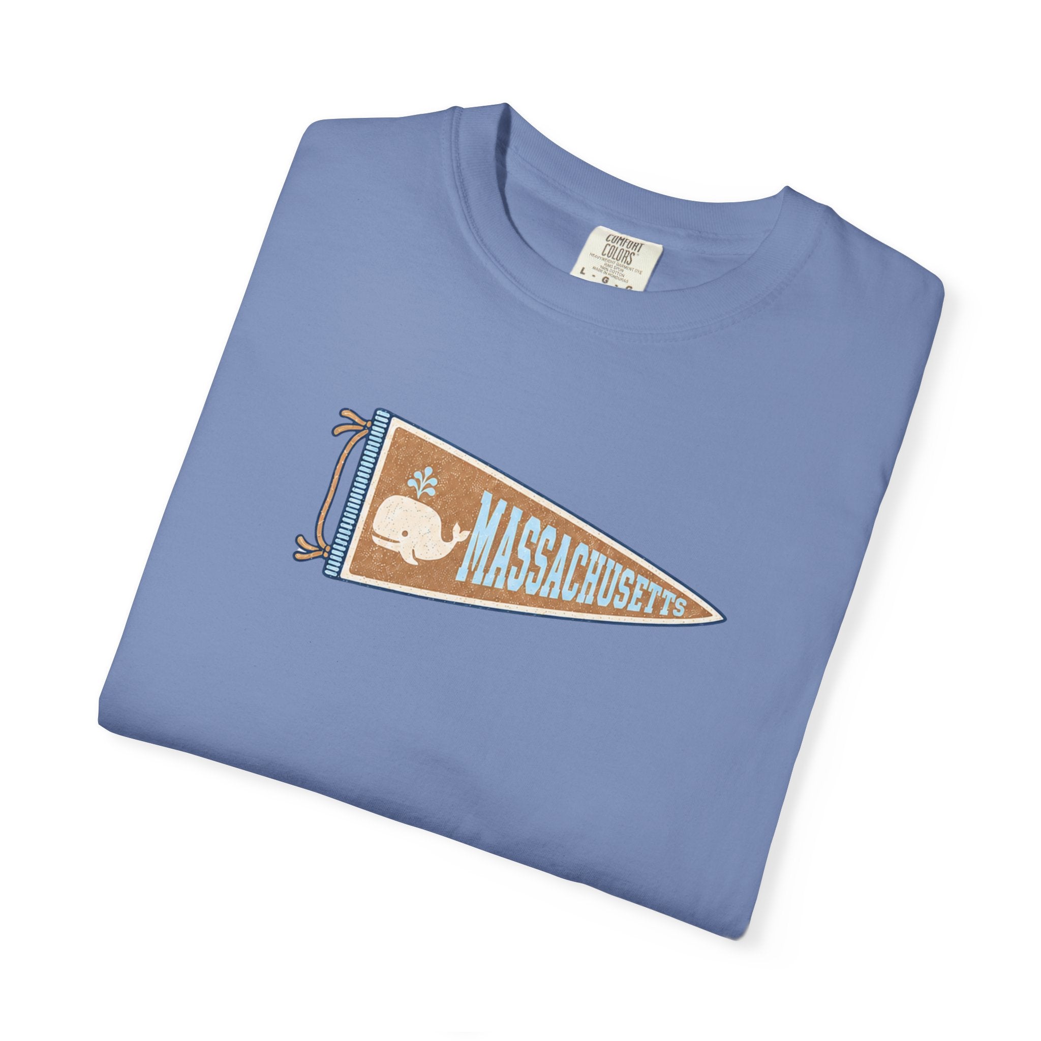 New England Pennant Graphic T-Shirt — Maine Vermont Massachusetts Rhode Island Connecticut