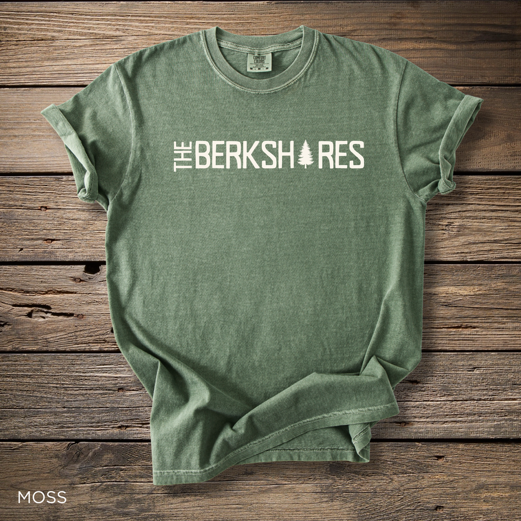 Berkshires T-Shirt — Rustic Tree Logo Tee for Outdoor Lovers berkshires ma