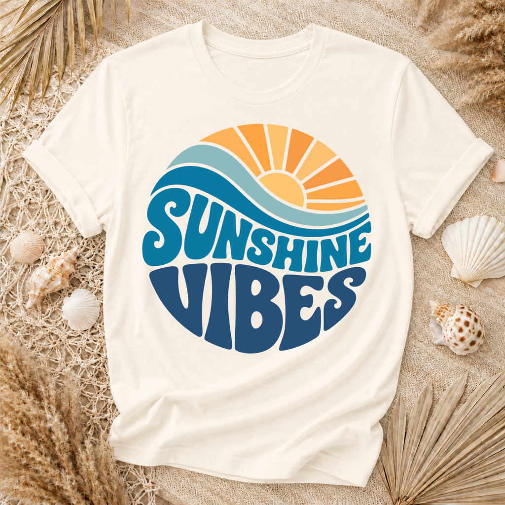 Retro Summer Sunshine Garment-Dyed Tee