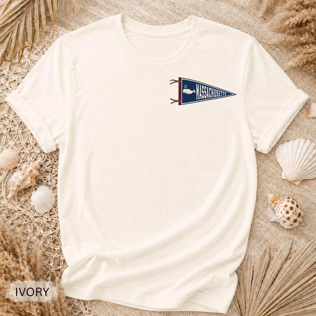 Cape Cod & Nantucket Pennant Garment-Dyed Tee