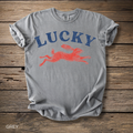 Lucky Rabbit T-Shirt — Vintage Lucky Graphic Tee
