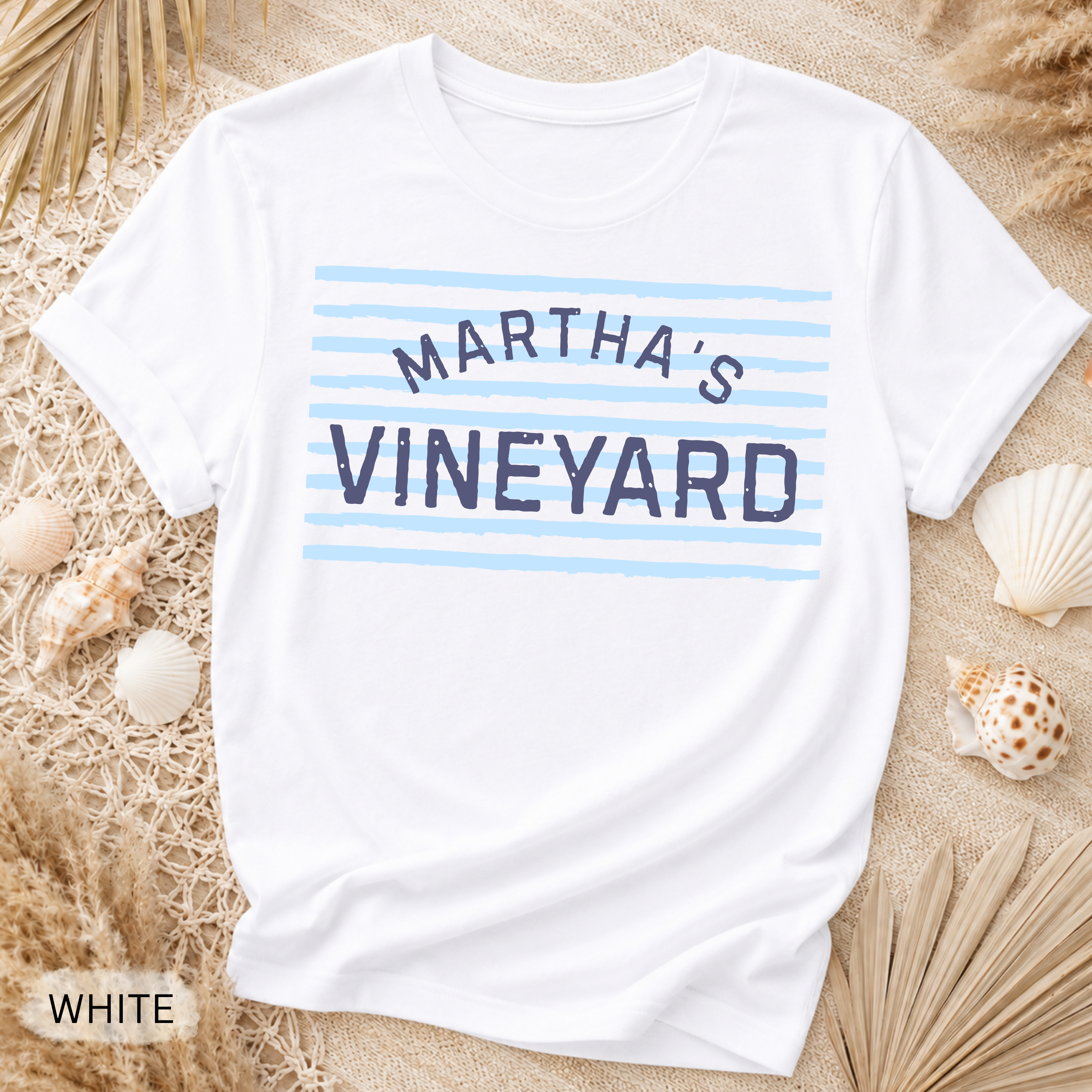 Martha's Vineyard Stripe Garment-Dyed Tee