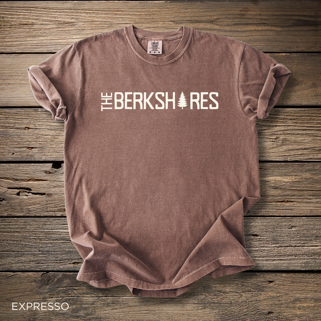 Berkshires T-Shirt — Rustic Tree Logo Tee for Outdoor Lovers berkshires ma