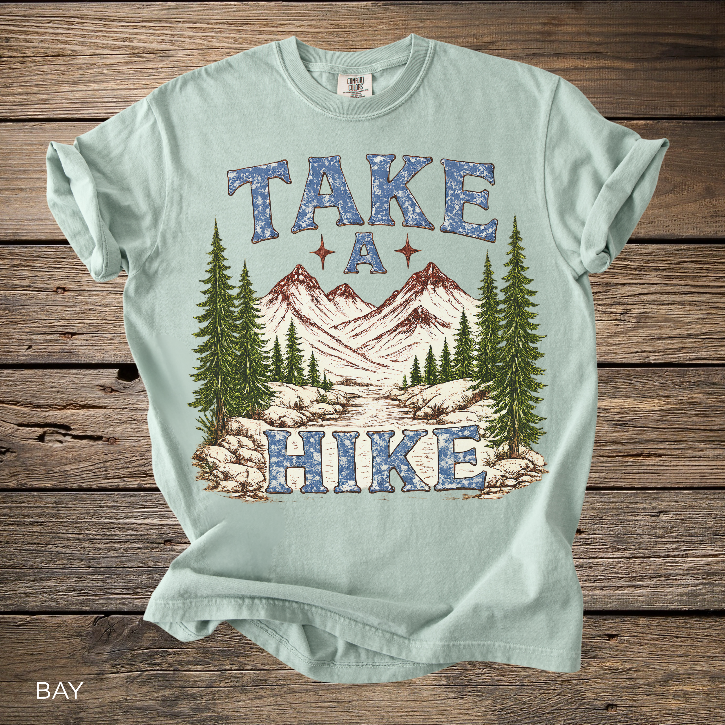 Take A Hike T-Shirt — Vintage Mountain Hiking Graphic Tee