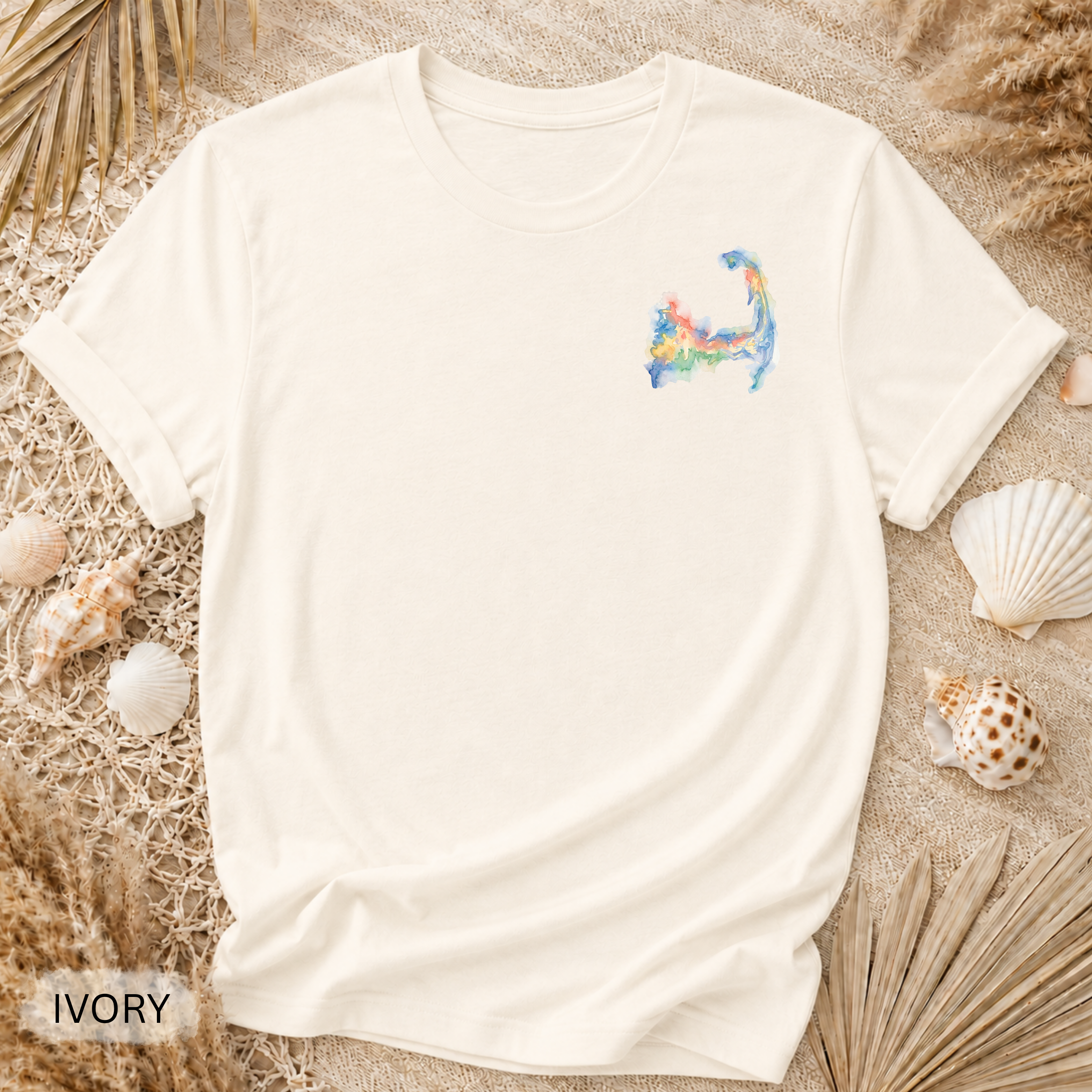 Cape cod tshirt watercolor cape shirt