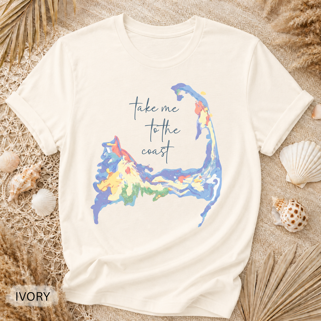 Cape cod tshirt watercolor cape shirt