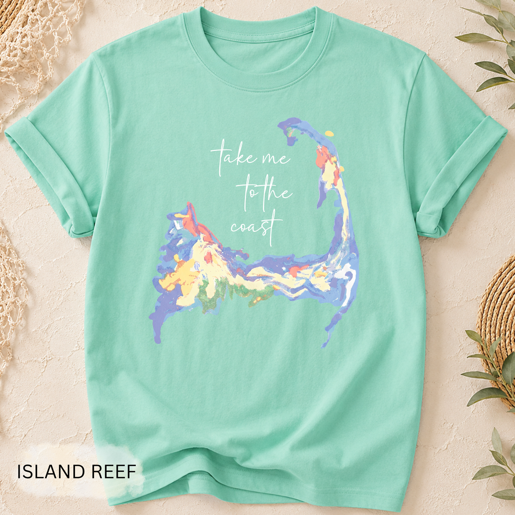 Cape cod tshirt watercolor cape shirt