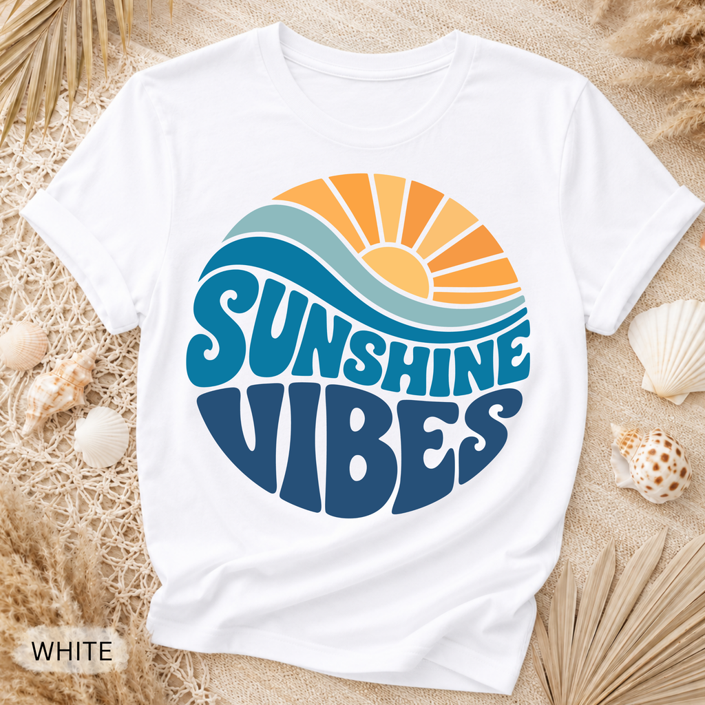 Retro Summer Sunshine Garment-Dyed Tee