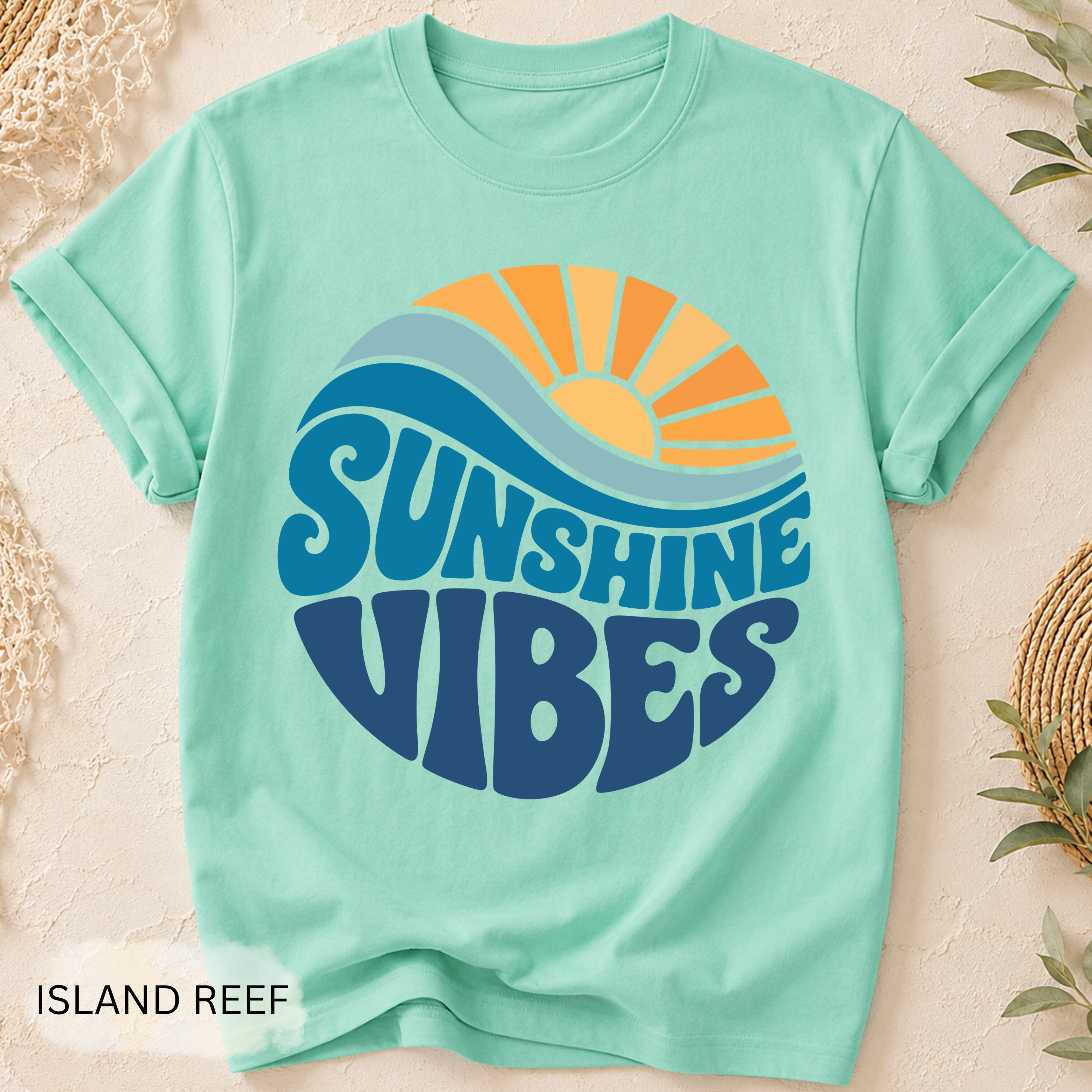 Retro Summer Sunshine Garment-Dyed Tee