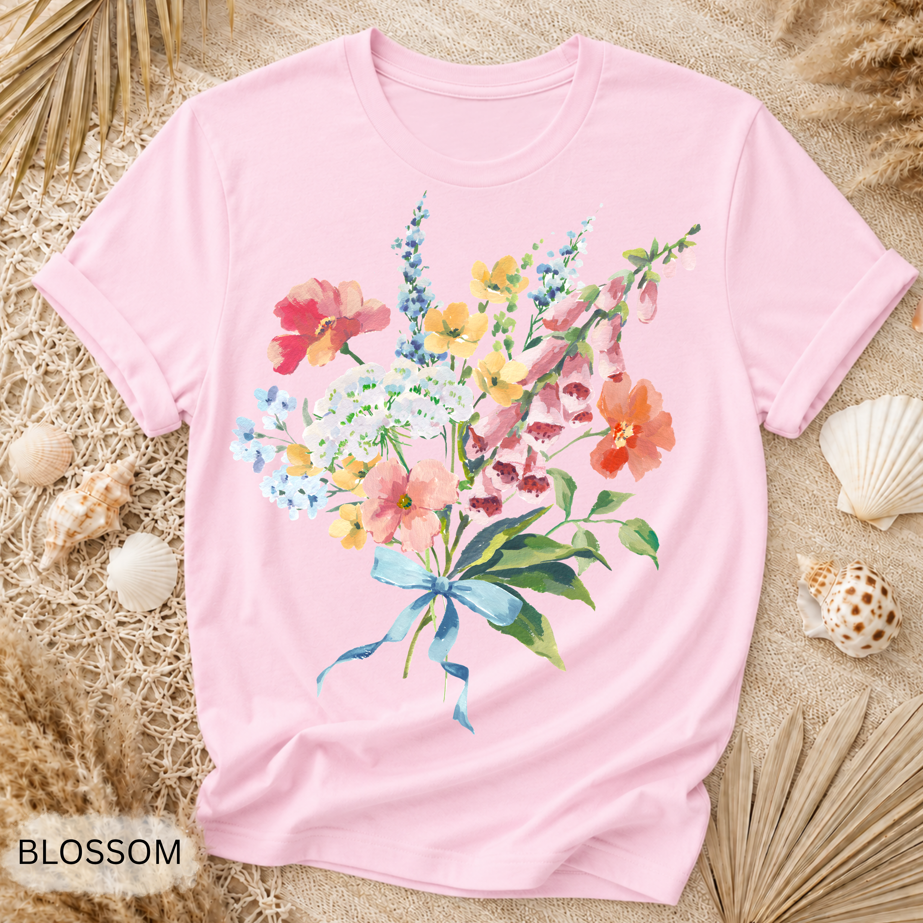 Vintage Floral Garment-Dyed Tee