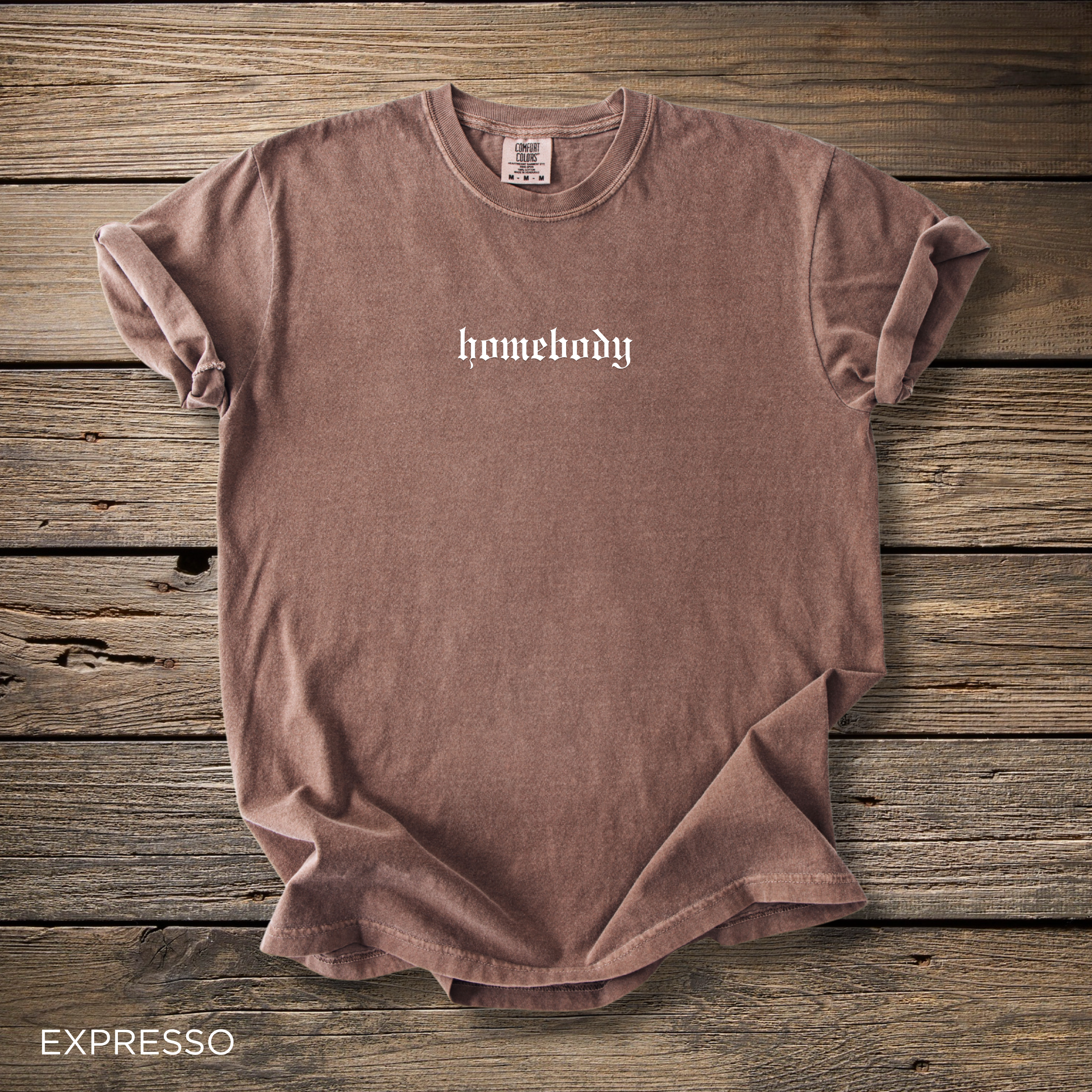 Homebody tshirt embroidered
