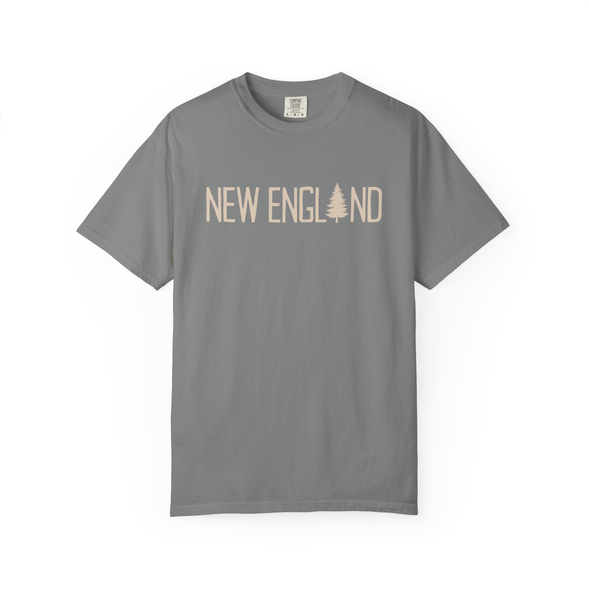 New England with tree t-shirt