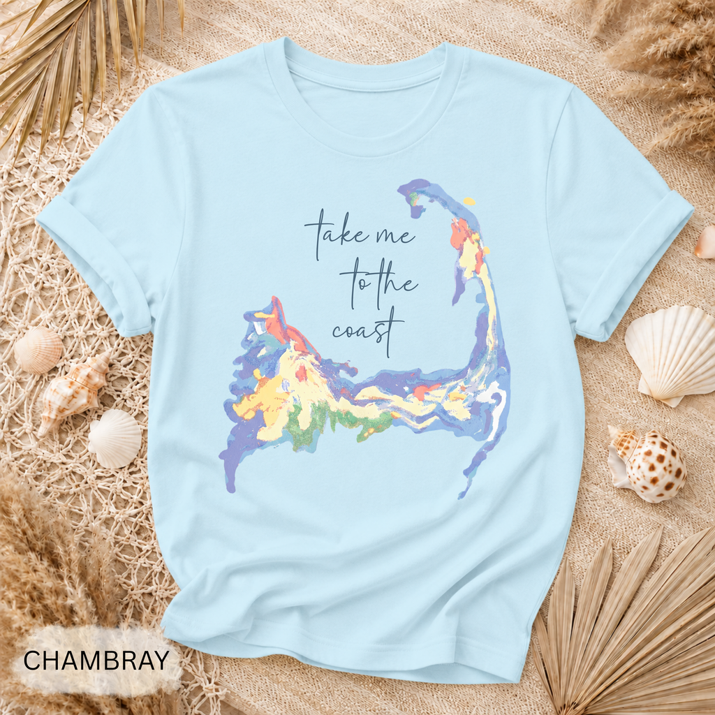 Cape cod tshirt watercolor cape shirt