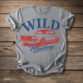 Wild Mustang T-Shirt - Vintage Muscle Car Graphic Tee