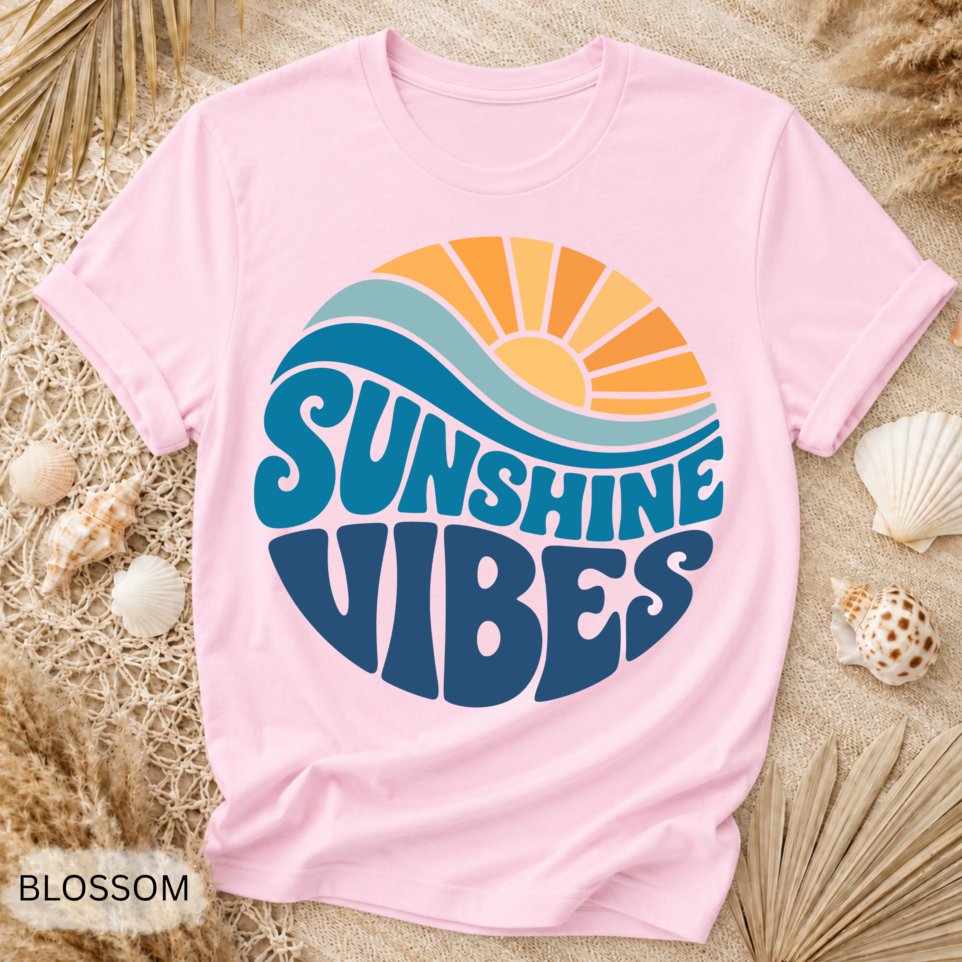 Retro Summer Sunshine Garment-Dyed Tee