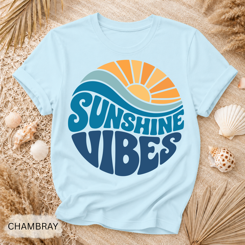 Retro Summer Sunshine Garment-Dyed Tee