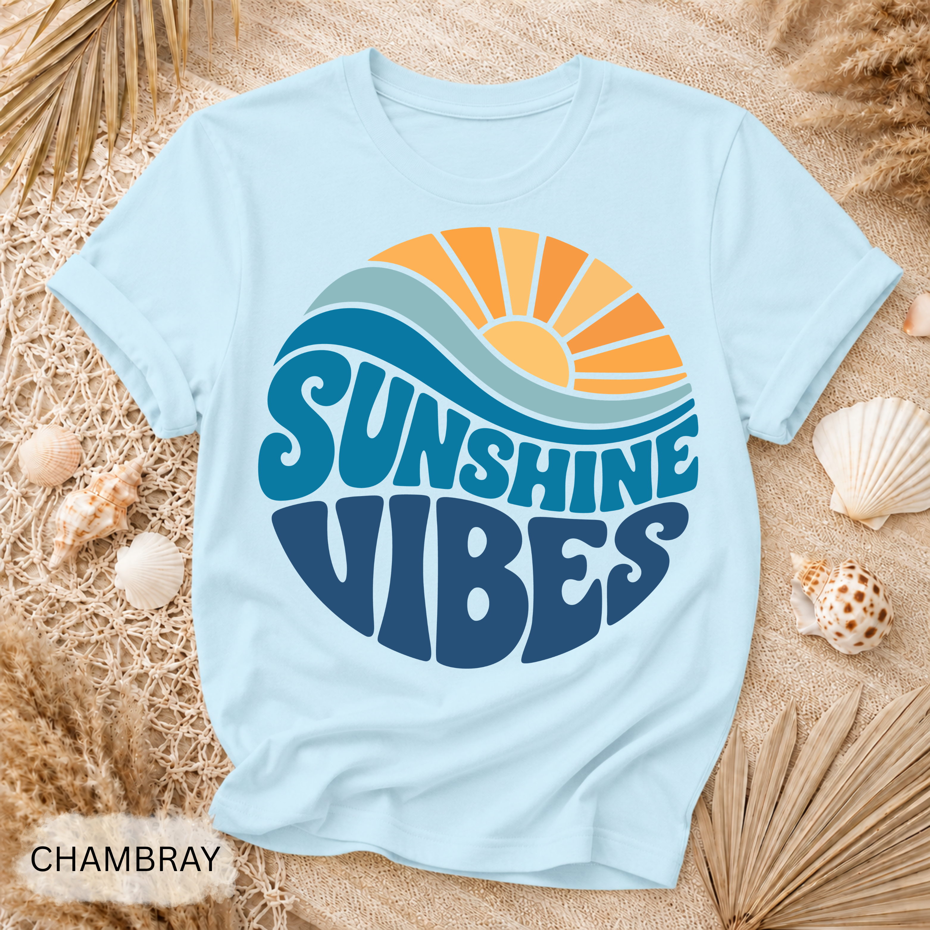 Retro Summer Sunshine Garment-Dyed Tee