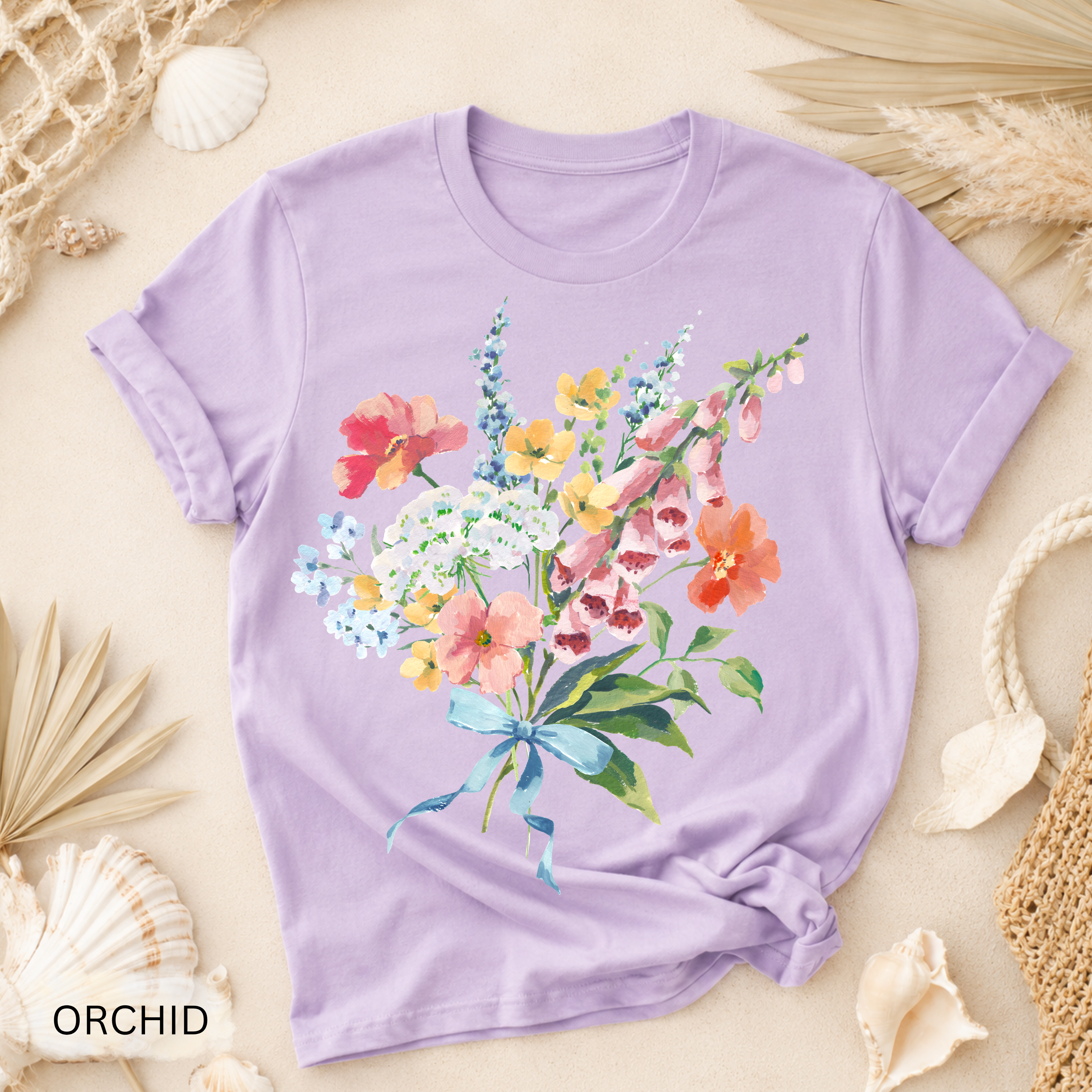 Vintage Floral Garment-Dyed Tee