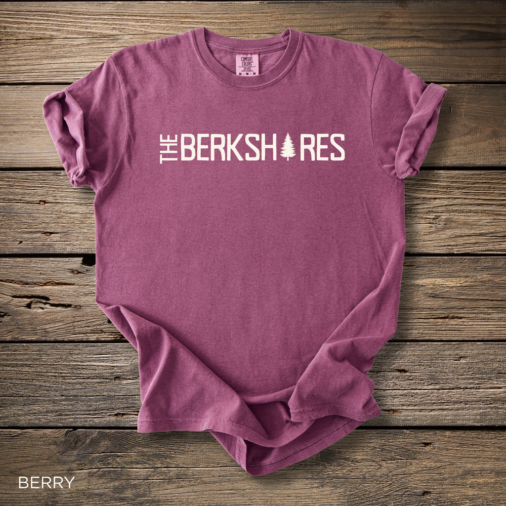 Berkshires T-Shirt — Rustic Tree Logo Tee for Outdoor Lovers berkshires ma