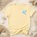 Hydrangea Side Stripe Garment-Dyed Tee
