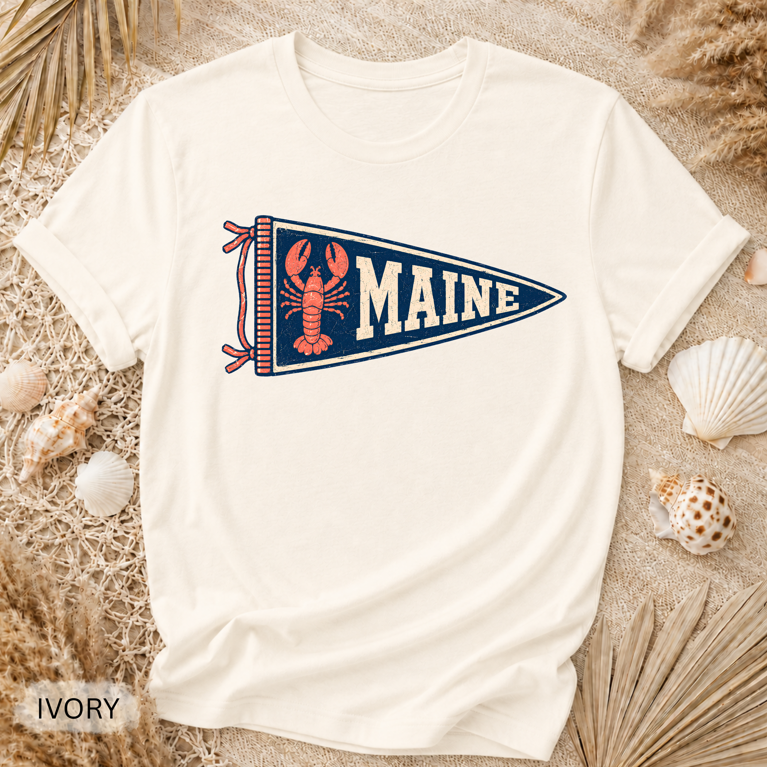 Maine Lobster Pennant T-Shirt