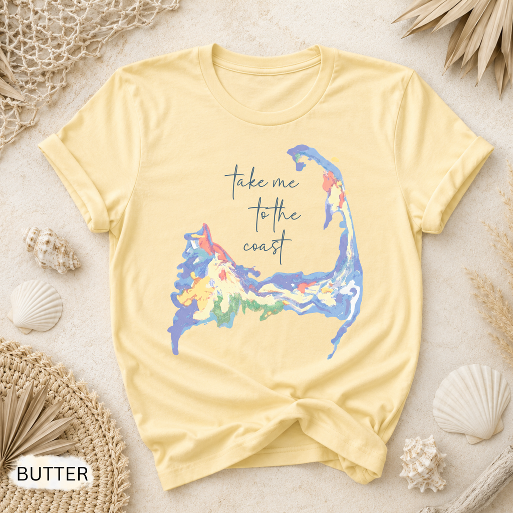Cape cod tshirt watercolor cape shirt