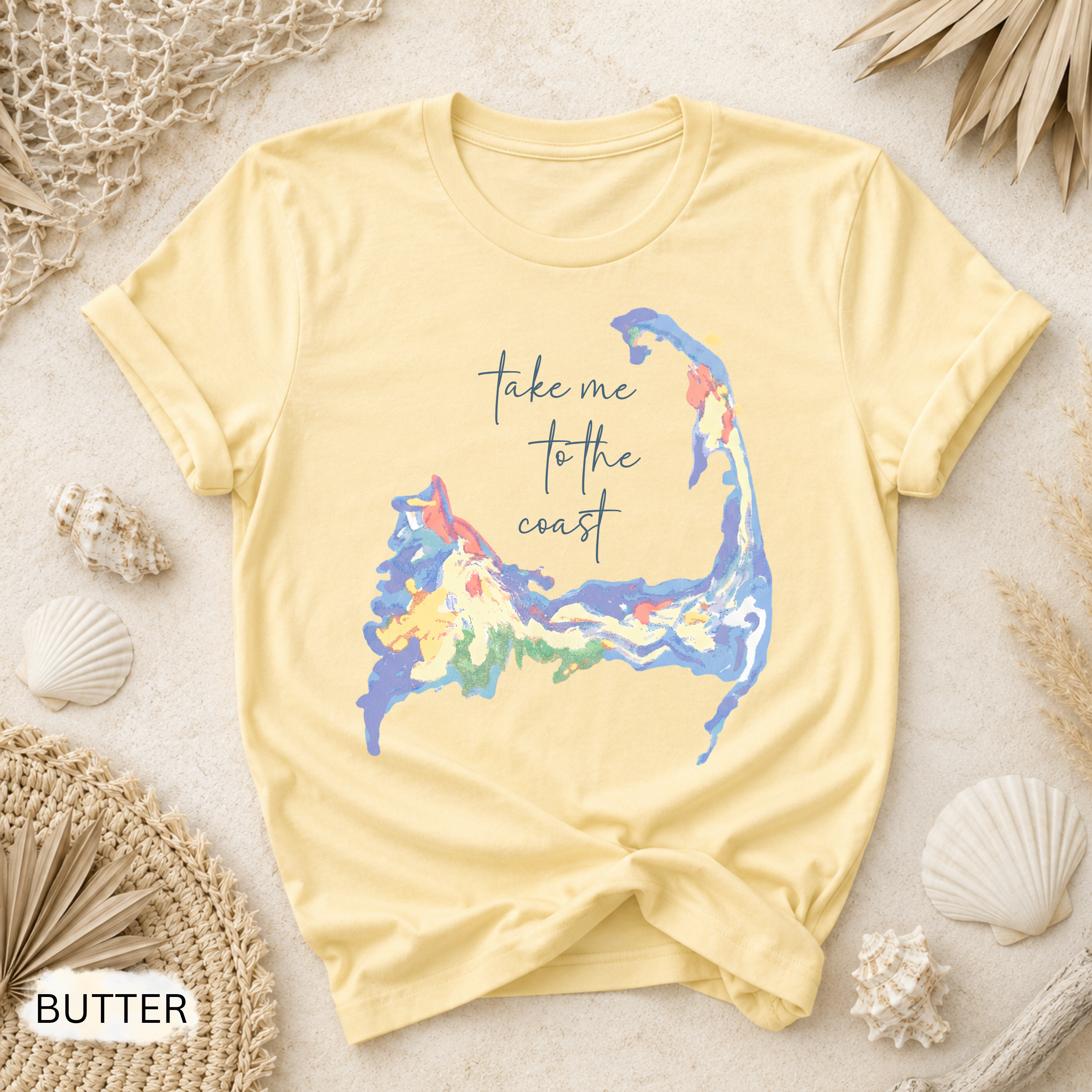 Cape cod tshirt watercolor cape shirt