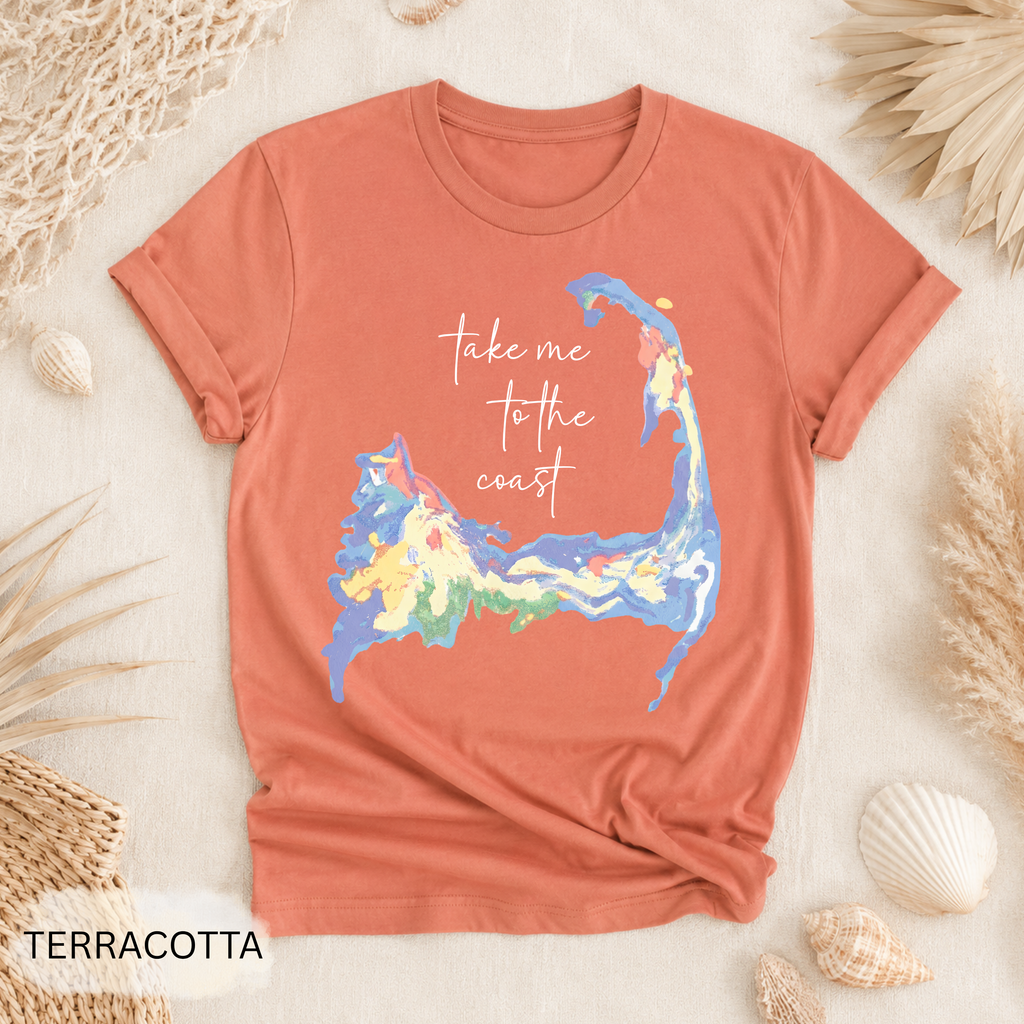 Cape cod tshirt watercolor cape shirt