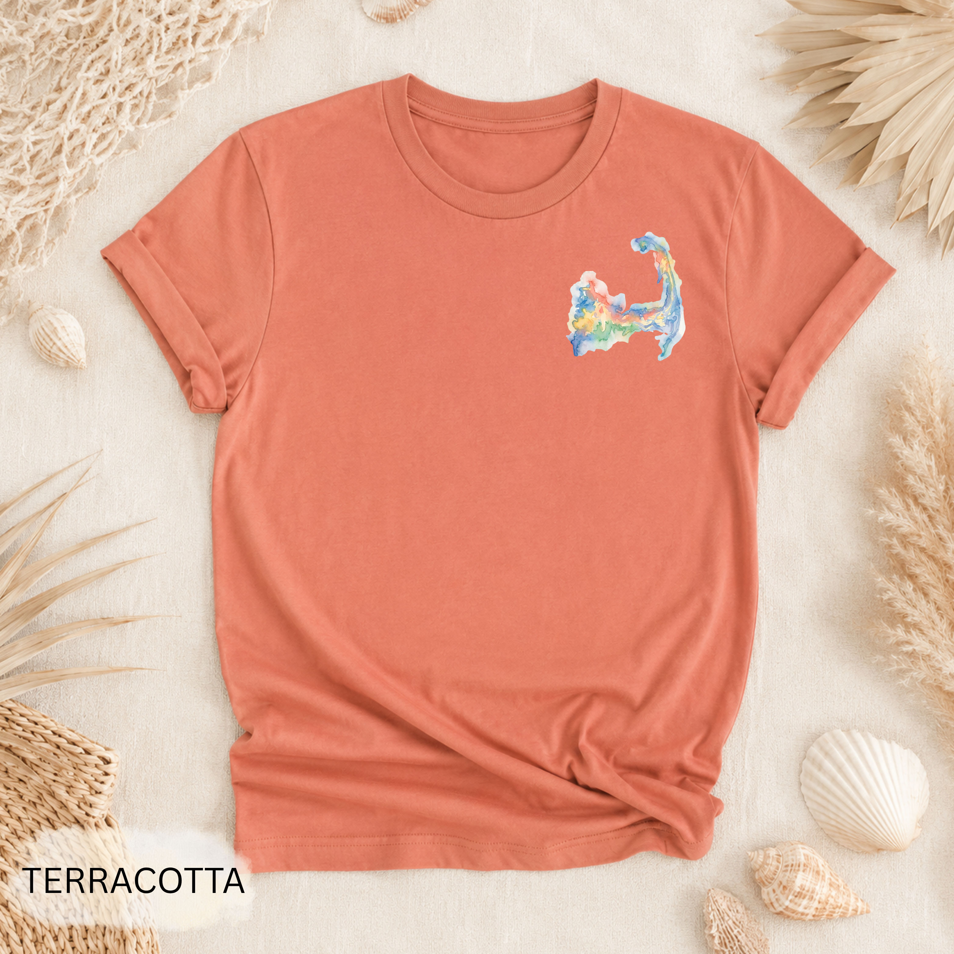 Cape cod tshirt watercolor cape shirt