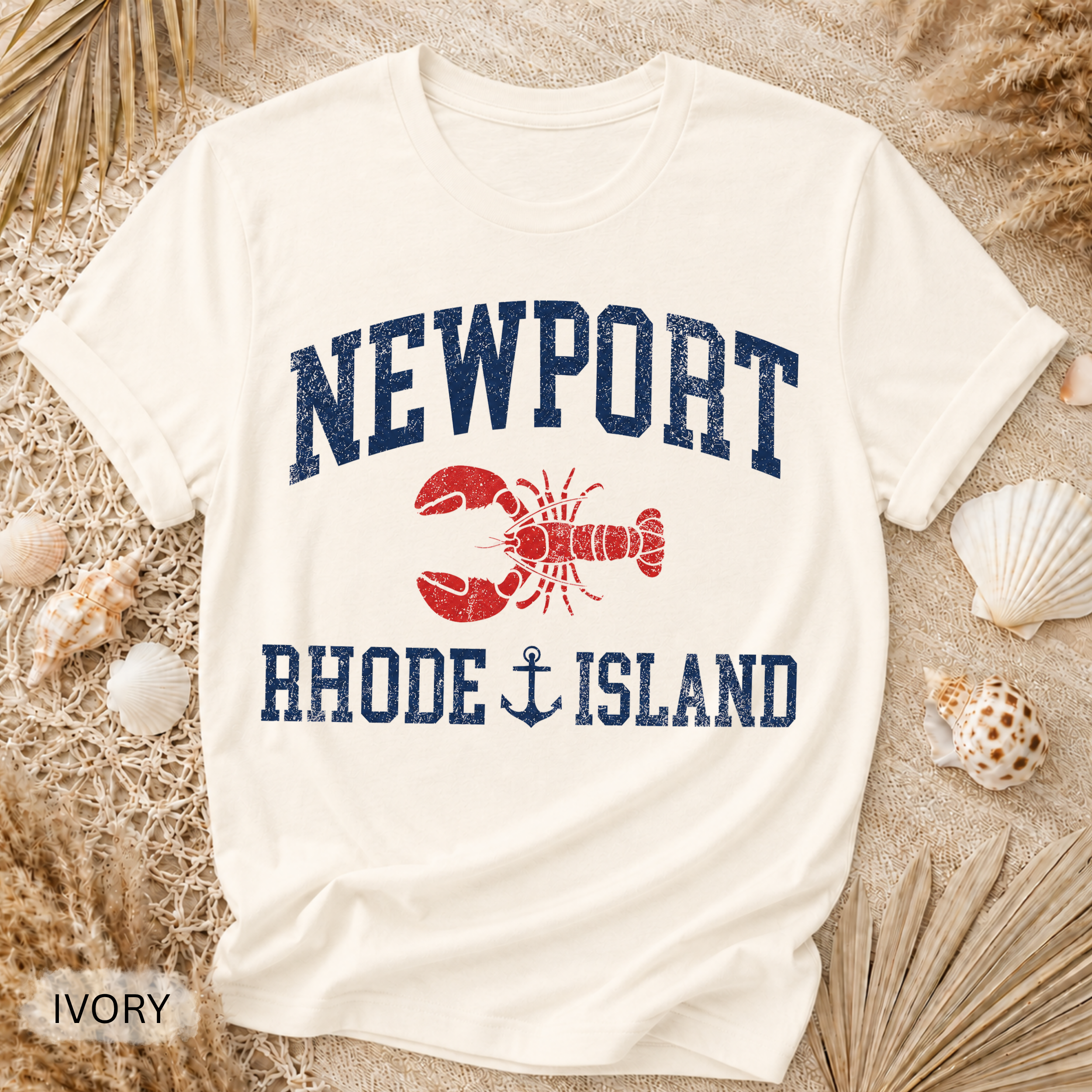 Newport Rhode Island Lobster Graphic T-Shirt