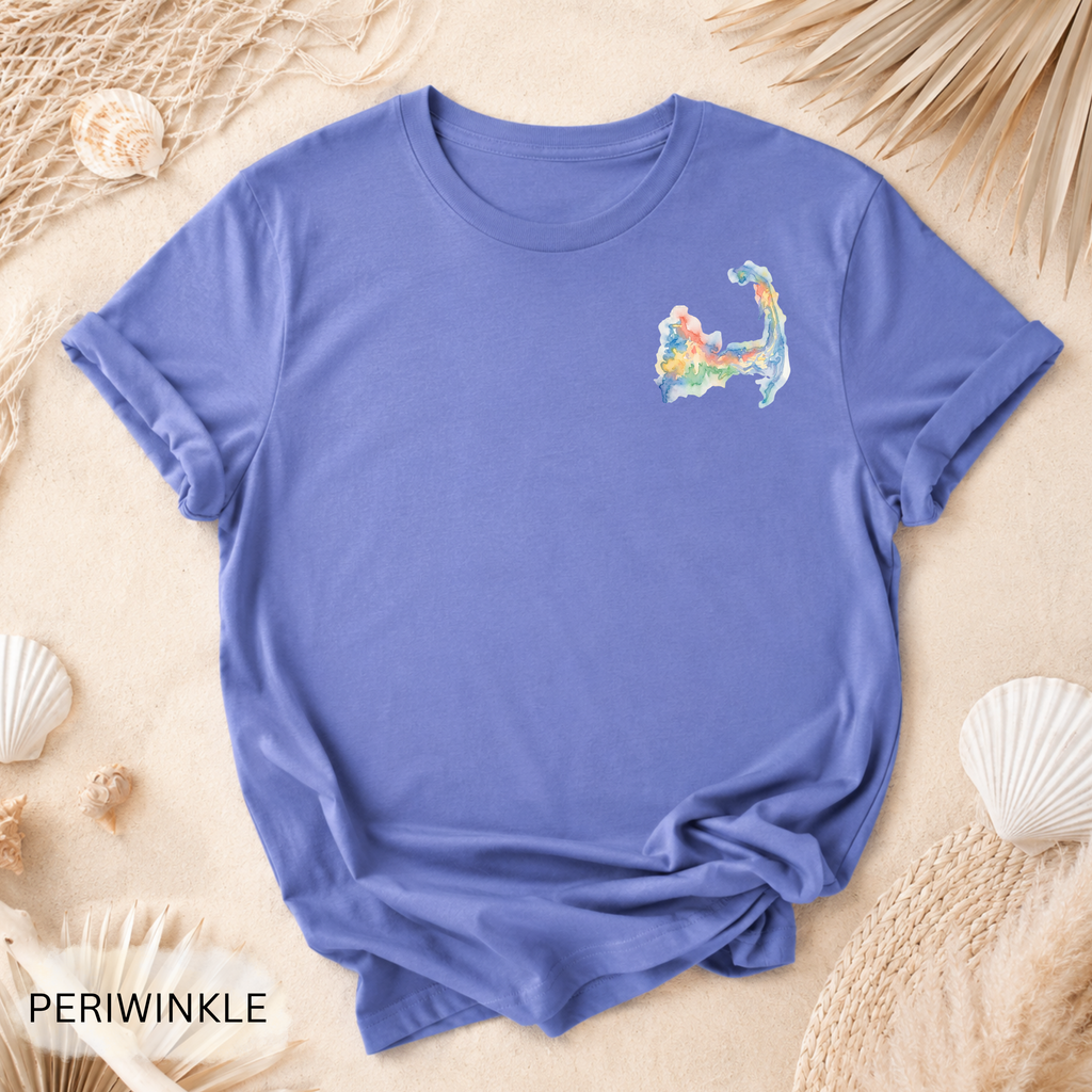 Cape cod tshirt watercolor cape shirt