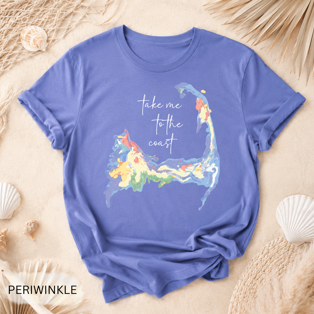 Cape cod tshirt watercolor cape shirt