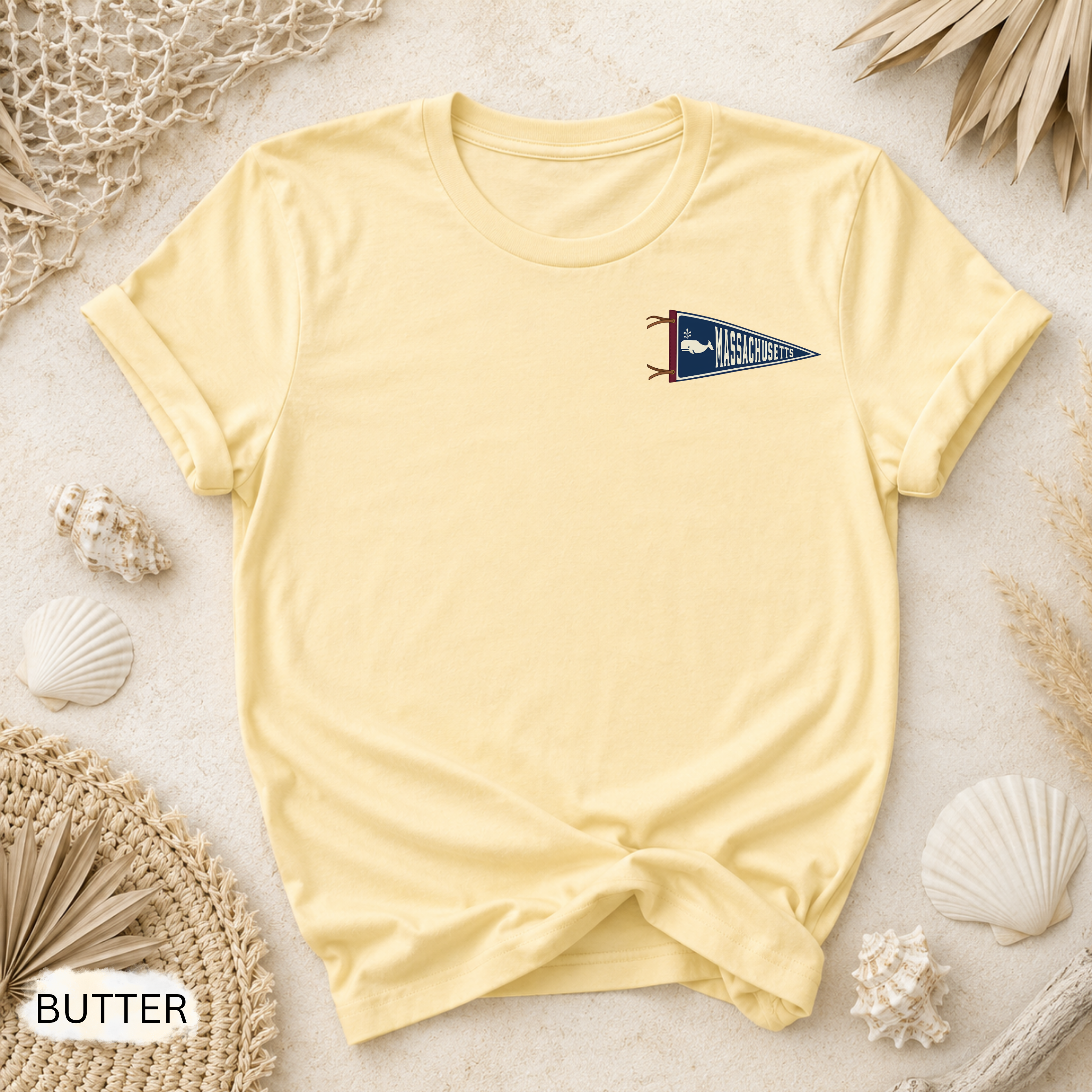 Cape Cod & Nantucket Pennant Garment-Dyed Tee
