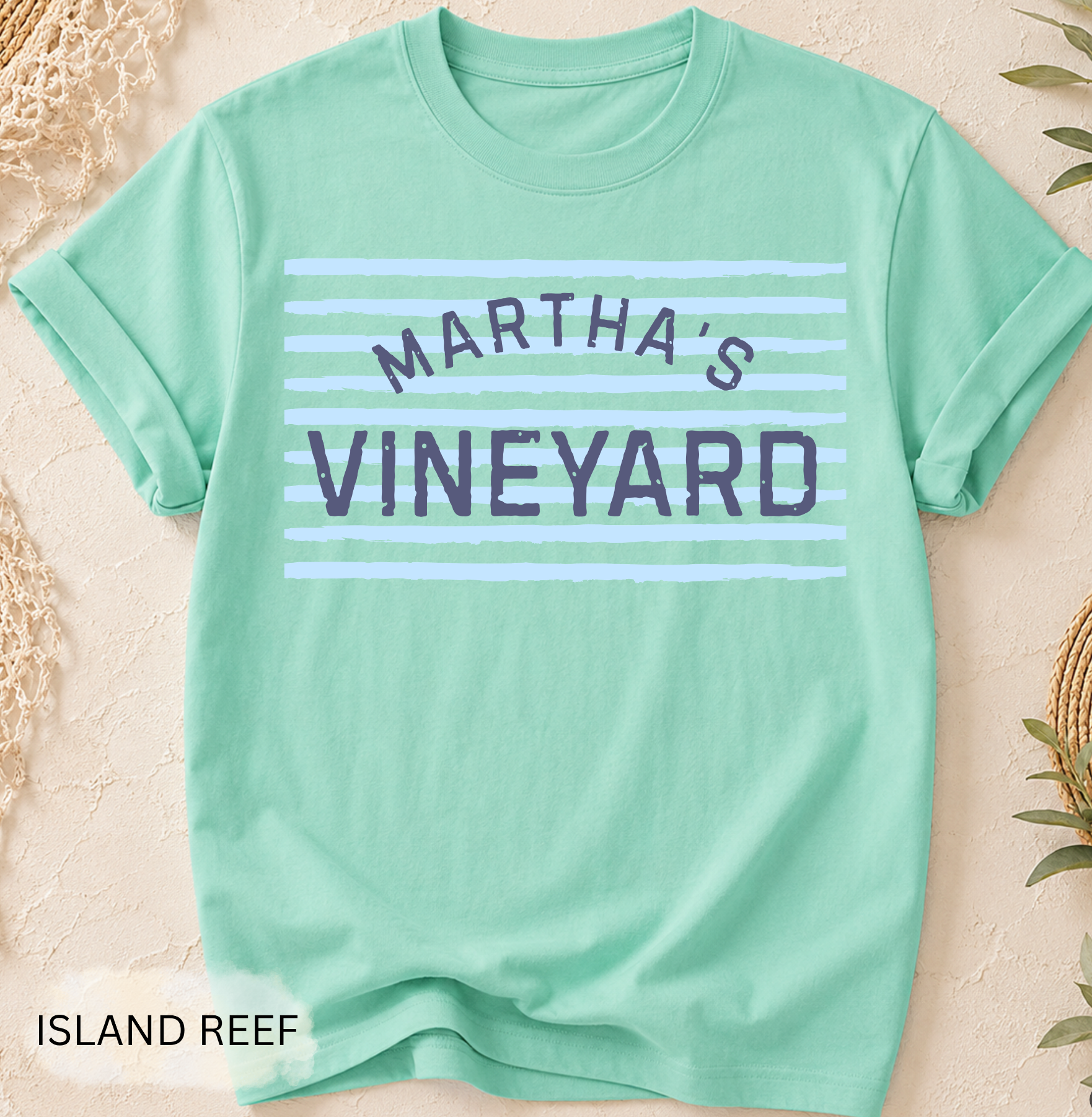 Martha's Vineyard Stripe Garment-Dyed Tee